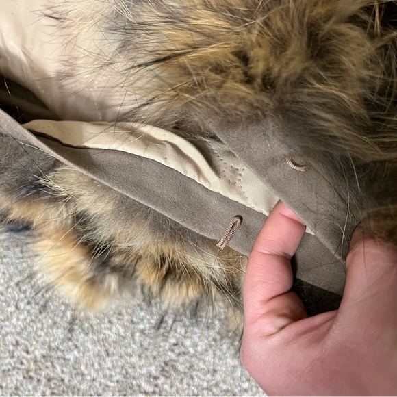 Genuine Raccoon Vest Jacket Crop Jacket Puffer Bomber Fur Coat Trench Long Sleev - Picture 11 of 15